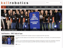 Tablet Screenshot of kellrobotics.org